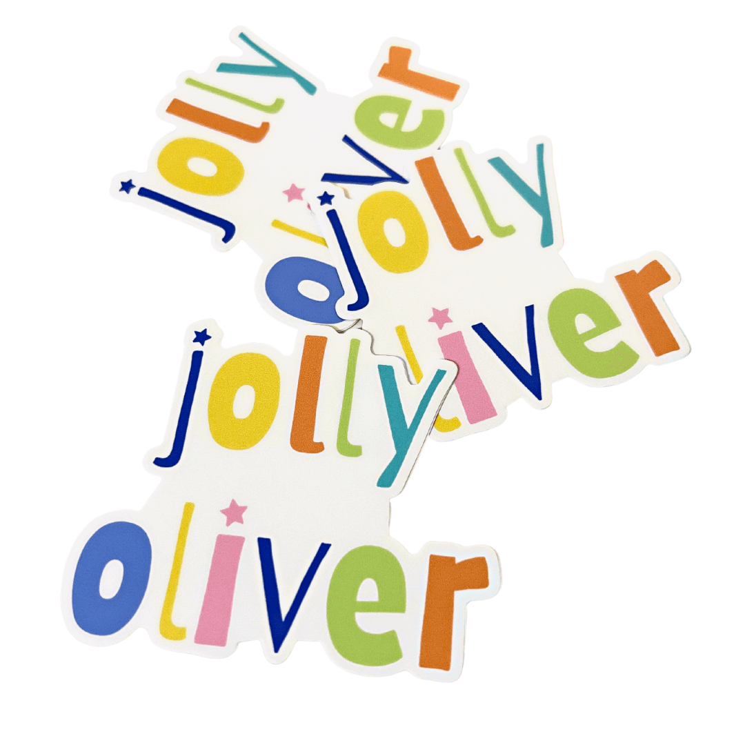Jolly Oliver Sticker